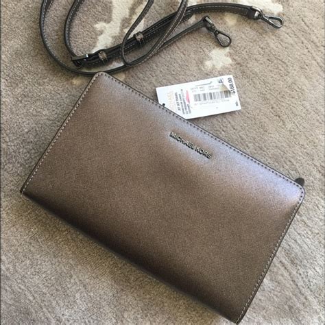 portefeuille michael kors cinder|michael michael kors jet set travel lg crossbody clutch cinder 1.